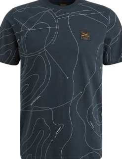 PME Legend t-shirts PTSS2502561 Licht Blauw Fashion