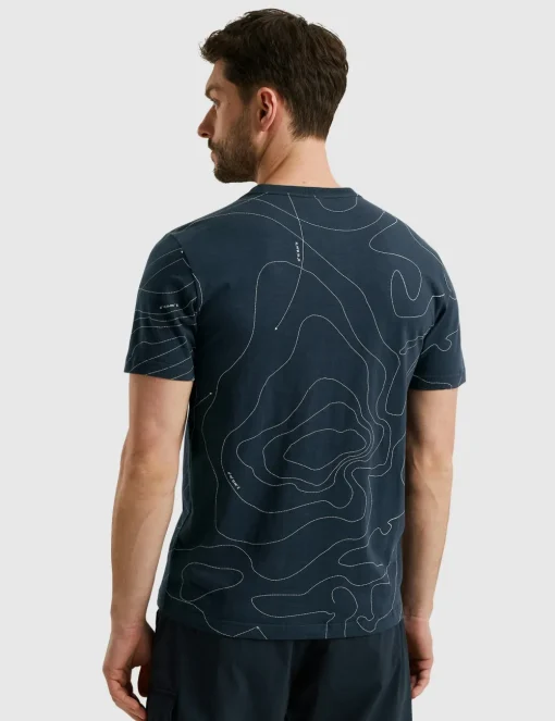 PME Legend t-shirts PTSS2502561 Licht Blauw Fashion