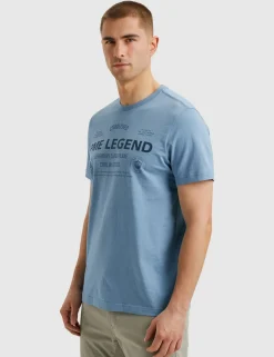 PME Legend t-shirts PTSS2502560 Licht Blauw Online