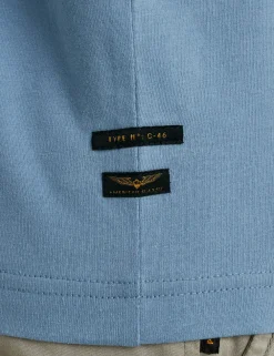 PME Legend t-shirts PTSS2502560 Licht Blauw Online