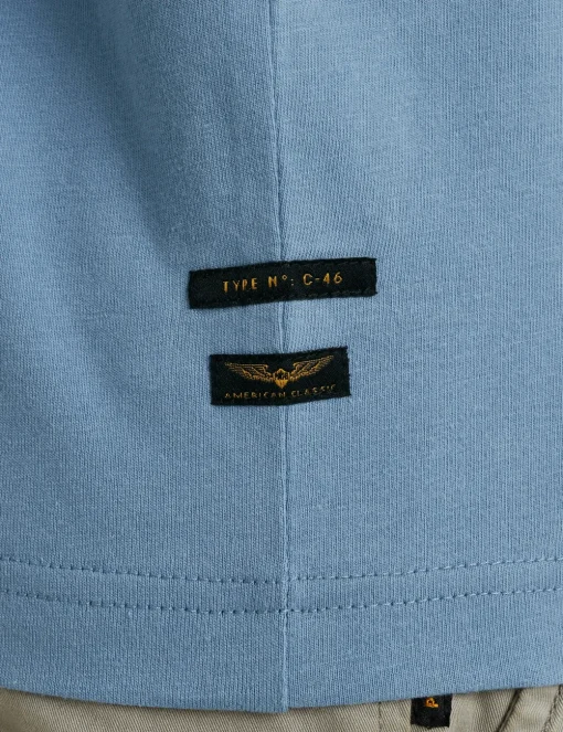 PME Legend t-shirts PTSS2502560 Licht Blauw Online