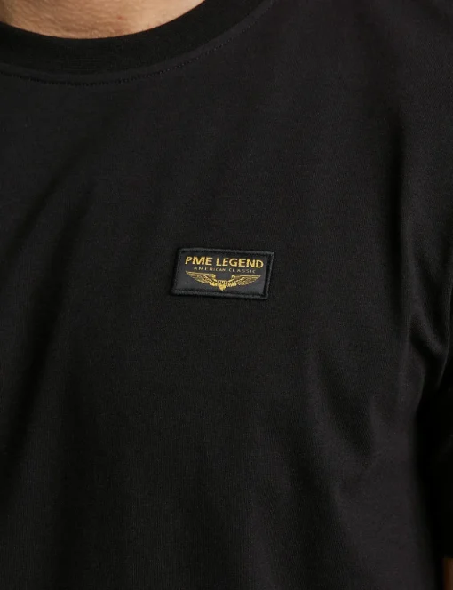 PME Legend t-shirts Regular Fit PTSS0000555 Zwart Sale