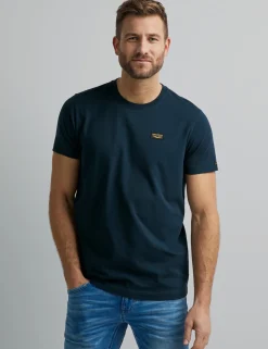 PME Legend t-shirts Regular Fit PTSS0000555 Donker Blauw Fashion