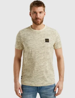 PME Legend t-shirts Tailored Fit PTSS2406592 Ecru Sale