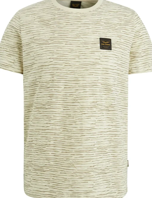 PME Legend t-shirts Tailored Fit PTSS2406592 Ecru Sale