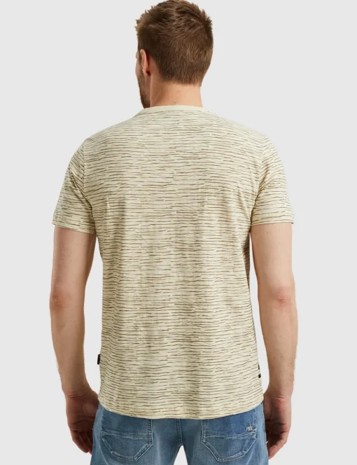 PME Legend t-shirts Tailored Fit PTSS2406592 Ecru Sale
