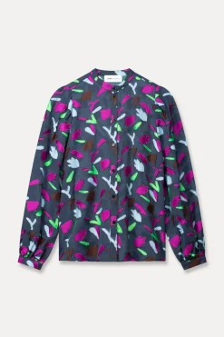 Pom blouse SP7962 Licht Blauw Clearance