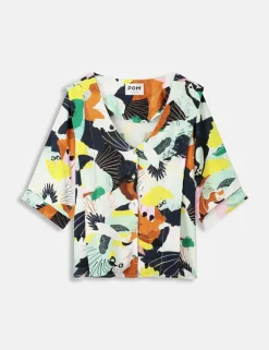 Pom blouse SP9137 Multicolor Hot