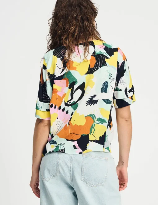 Pom blouse SP9137 Multicolor Hot