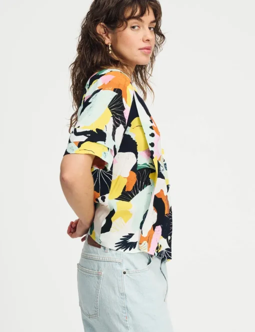 Pom blouse SP9137 Multicolor Hot