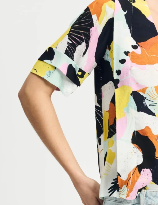 Pom blouse SP9137 Multicolor Hot