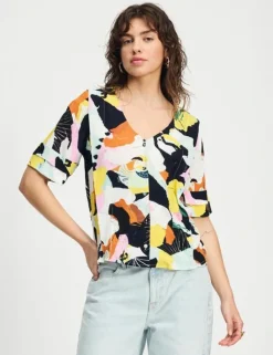 Pom blouse SP9137 Multicolor Hot