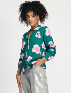 Pom blouse SP9082 Licht Groen Sale