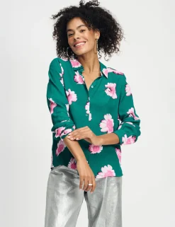 Pom blouse SP9082 Licht Groen Sale
