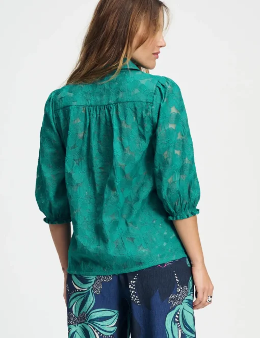 Pom blouse SP9224 Licht Groen Outlet