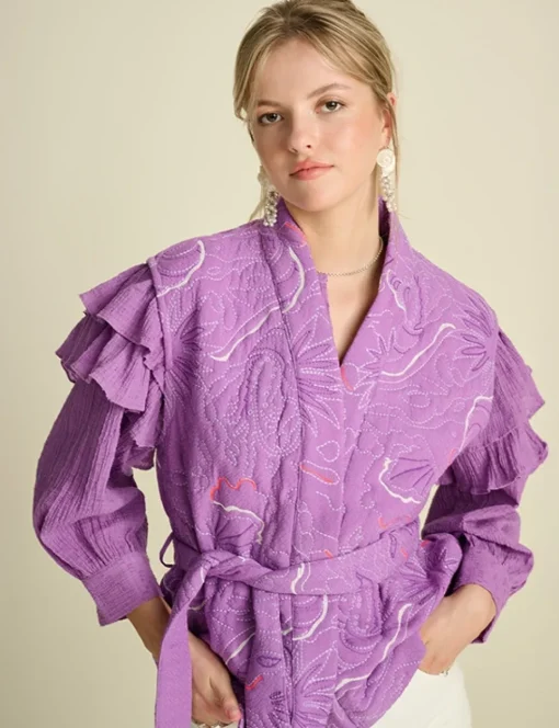 Pom gilets SP7784 Paars New