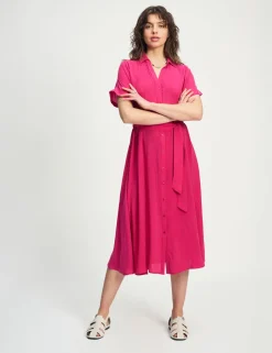 Pom jurk SP9227 Roze Hot