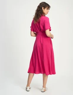 Pom jurk SP9227 Roze Hot