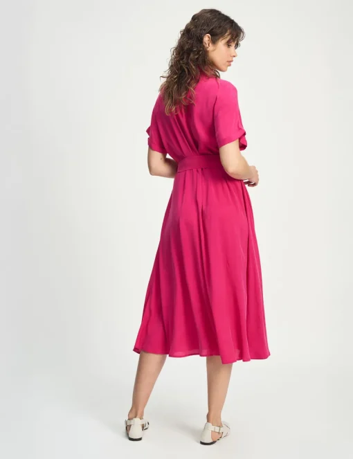 Pom jurk SP9227 Roze Hot