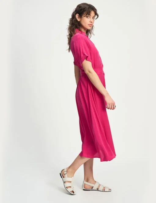 Pom jurk SP9227 Roze Hot