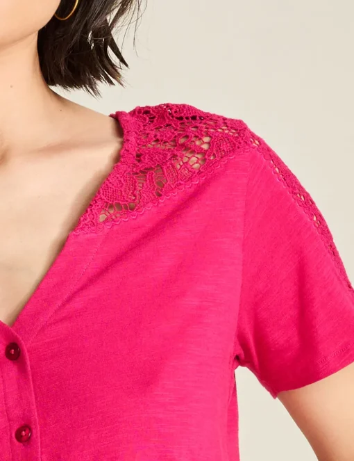 Pom t-shirts SP9031 Bordeaux Fashion