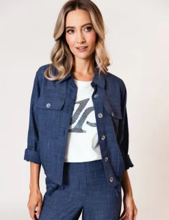 Poools blazer 513124 Donker Blauw Clearance