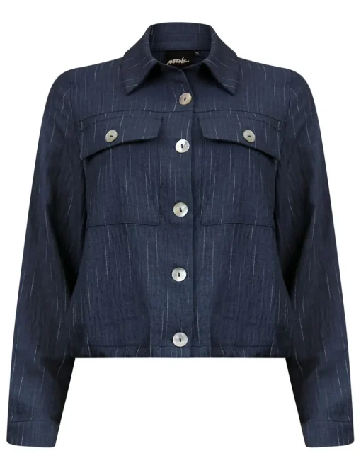 Poools blazer 513124 Donker Blauw Clearance