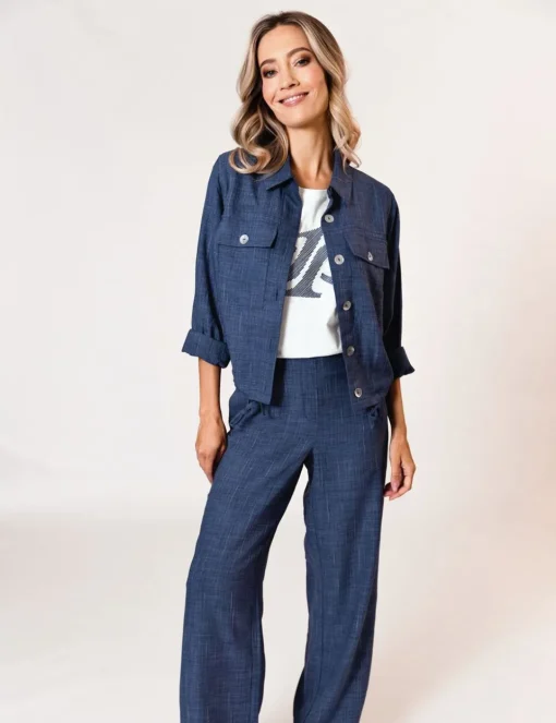 Poools blazer 513124 Donker Blauw Clearance
