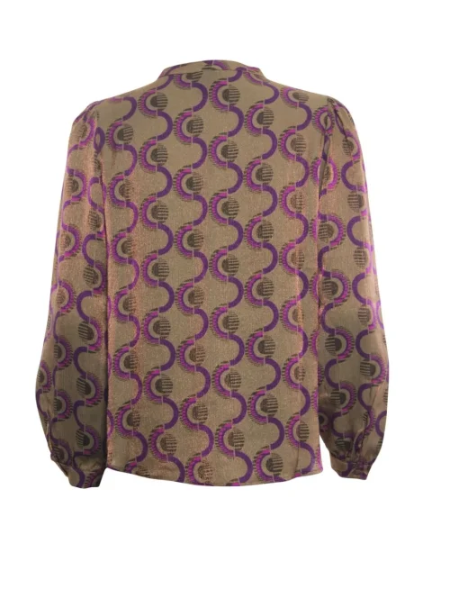Poools blouse 333205 Taupe Outlet