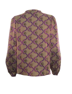 Poools blouse 333205 Licht Bruin Clearance