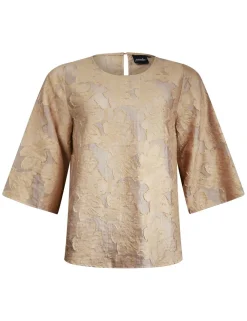 Poools blouse 513226 Donker Bruin Hot