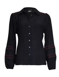 Poools blouse 433178 Zwart Discount