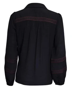Poools blouse 433178 Zwart Discount