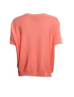 Poools gebreid vest 423109 Oranje Best