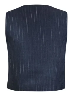 Poools gilets 513115 Donker Blauw Fashion