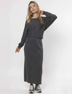 Poools maxi rok 433155 Grijs Best