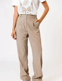 Poools pantalons 513138 Donker Bruin Online