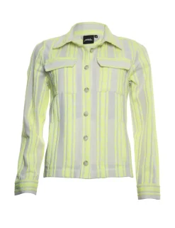 Poools spijkerjack 313244 Licht Groen Hot
