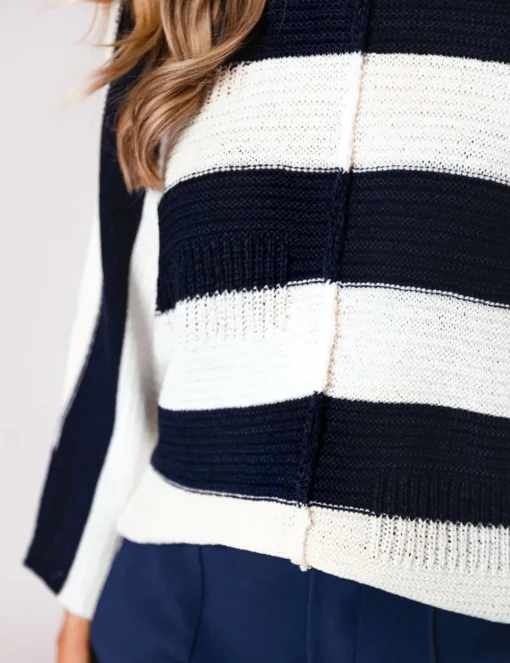 Poools trui 513233 Donker Blauw Hot