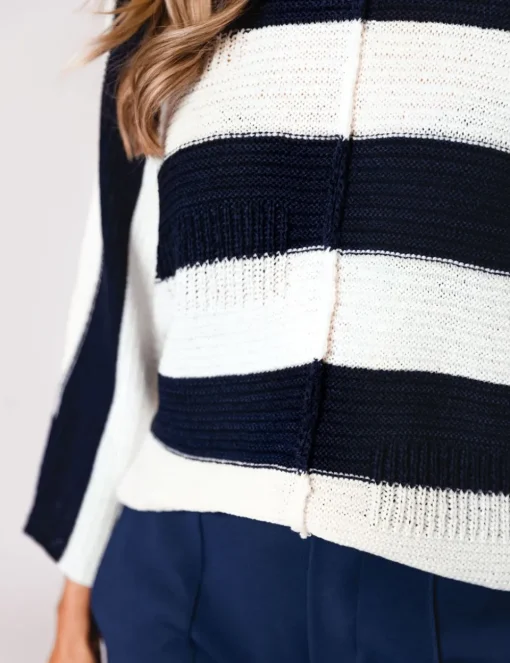 Poools trui 513233 Donker Blauw Hot