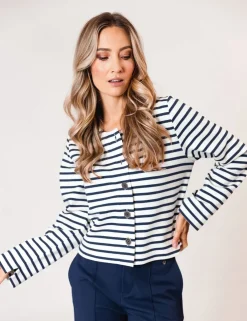 Poools vest 513120 Donker Blauw Sale