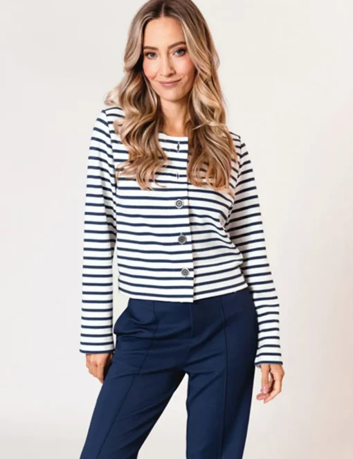 Poools vest 513120 Donker Blauw Sale