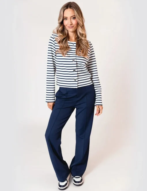 Poools vest 513120 Donker Blauw Sale
