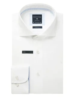 Profuomo business overhemd Slim Fit PP0H0A027 Wit Best