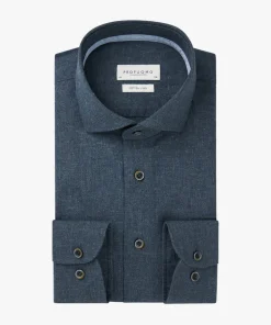 Profuomo business overhemd PPWH10012E Indigo Discount