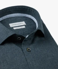 Profuomo business overhemd PPWH10012E Indigo Discount