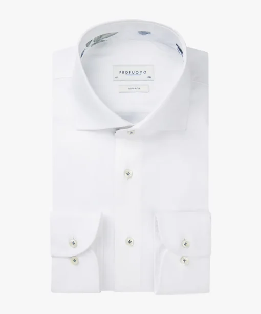 Profuomo business overhemd PPWH10014A Wit Discount
