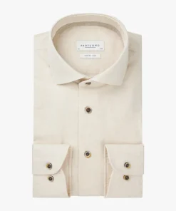 Profuomo business overhemd PPWH10012B Offwhite Outlet