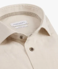 Profuomo business overhemd PPWH10012B Offwhite Outlet