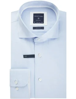 Profuomo business overhemd Slim Fit PP0H0A028 Licht Blauw Outlet